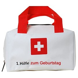 Schnooridoo 1st Aid Bag Birthday Party Polyester White/Red, white red