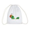 Spreadshirt The Very Hungry Caterpillar Gym Bag, White, Unit size