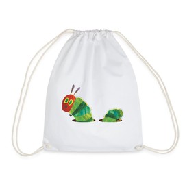 Spreadshirt The Very Hungry Caterpillar Gym Bag, White, Unit size