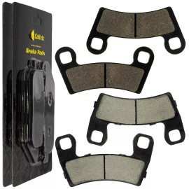 Caltric Front And Rear Brake Pad for Polaris RZR S 1000 Eps 2017/RZR S 900 Eps 2015-2017