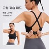 High-Intensity Plus Size Fixed Cup Yoga & Gym Sports Bra Vest - Tight, Integrated & Backless Light Gray/XL 2ea