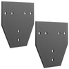 2 Pack 6x6 Post Connector,Heavy Duty Flat Plate for Barn,Shed,7