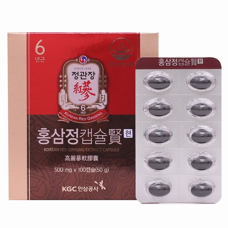 Jeonggwanjang CheongKwanJang Red Ginseng Extract Capsules 500mg x 100 Capsules