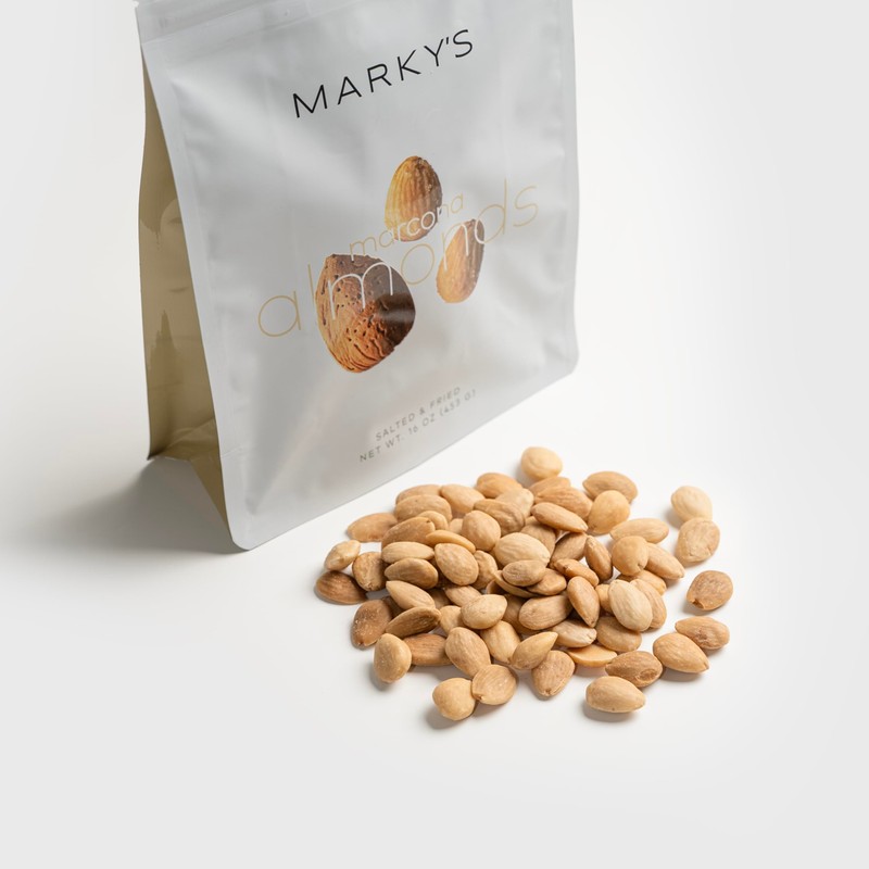 MARKY'S Fried and Salt Marcona Almonds Nuts form Spain -