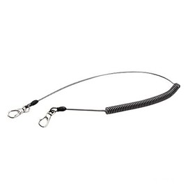 Shimano RP-004C Safety Wire Lanyard with Carabiner 50 kg Test Gray 994752 (4752)