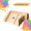 NJYW 8-in-1 Fingerboard Skate Park Kit with 3 Mini Fingerboards,