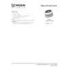 Moen 137401 Eco-Performance Aerator Flow Restrictor Service Kit for Rothbury