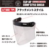 Flip Up Competition Style Shield (AT Base Type, Clear)