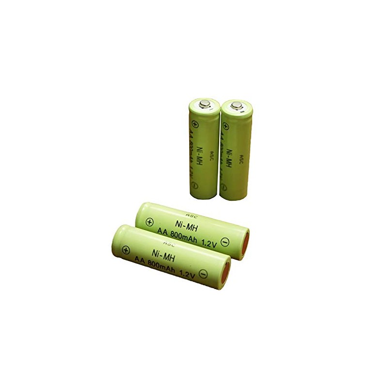 ASC Solar Light AA Ni-MH - Pilas recargables (600 mAh,