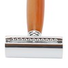 Long Handle Double Edge Safety Razor Zinc Alloy Resin Manual