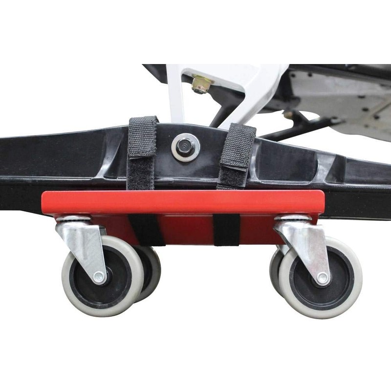 Extreme Max 5800.0228 V-Slides Snowmobile Dolly System - Steel, Red