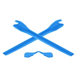 Tintart Kits de goma para auriculares y nariz compatibles con Oakley Radar EV Path, Azul / Patchwork, Talla unica