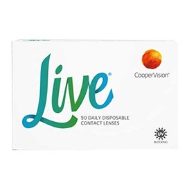 Live daily Disposable Day Lenses, Soft, 90 Pieces, BC 8.6 mm, DIA 14.0 mm, +1.75 Dioptres