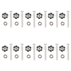 Frezon Set of 12 RV Ladder Repair KIT Nuts Stainless Bunk Motorhome Parts Camper Trailer Coach