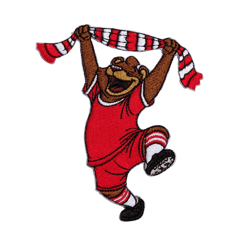 FC Bayern München Sew-On Patches, Set of 3, Red