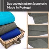 Lashuma Copenhagen XXL Men's Sauna Towel, 85 x 200 cm,