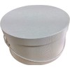 Sarah's Hat Boxes Classic Ivory Hat Box – 8.75" x