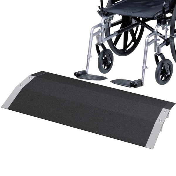 Door Threshold Ramp 31.5" L x 1" H, Aluminum Threshold