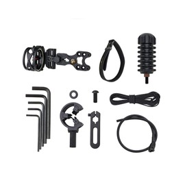 Namvo Archery Accessories Set, 3Pin Bow Sight Damper Arrow Rest for Compound Recurve Bows Bow Rubber Damper Archery Equipment