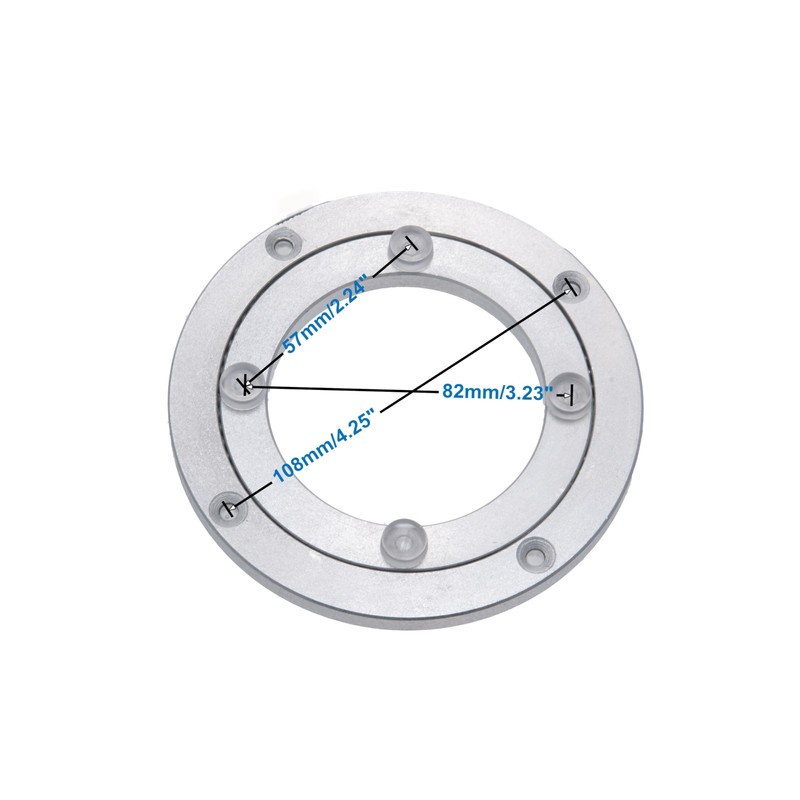 Dailydanny Aluminum Heavy Duty Lazy Susan Rotating Turntable Bearing Swivel