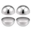 sourcing map 51mm(2") Dia. Decorative Hollow Half Cap Ball 304