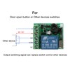 Wireless Remote Switch, Smart Home 433Mhz DC 12V 1CH Wireless Remote
