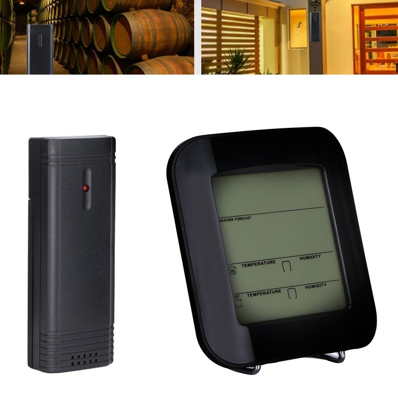 Wireless Weather Station Indoor Outdoor Thermohygrometer Electronic Digital Clock TS‑73
