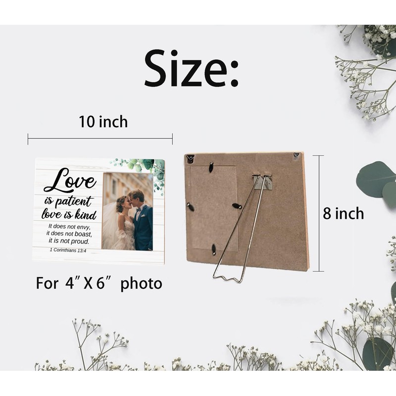 Christian Wedding Picture Frame for Newlyweds