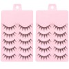 Samcos False Eyelashes, 10 Pairs, 2 Pack, 009, Small Devil