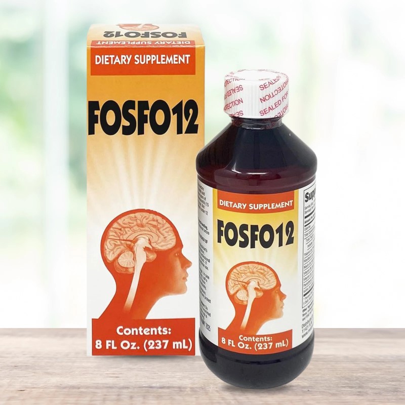 Menper Fosfo 12 Liquid, 8 fl oz, with B Vitamins