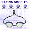 ITOWE 2 Pack Competitive Swim Goggles, Swimming goggles Adult For