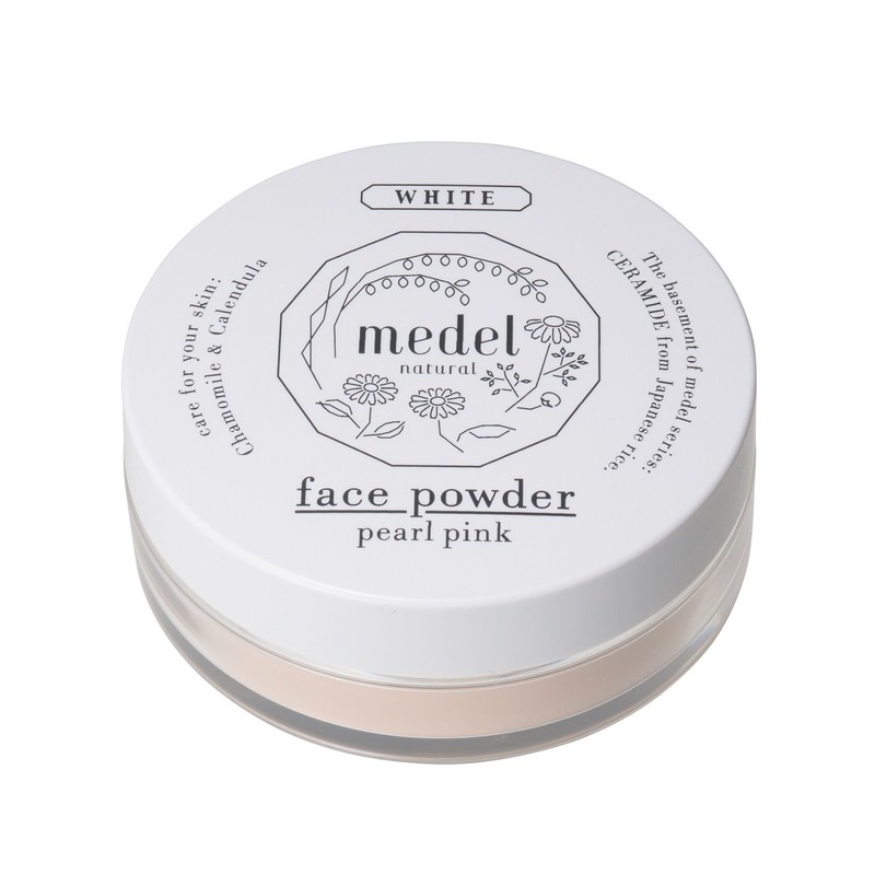 Gary Medel Natural Face Powder Wild Rose Scent (Pearl Pink)