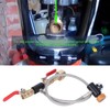 CO2 Universal External Hose Adapter G5/8-14 24in Dual Valve Soda