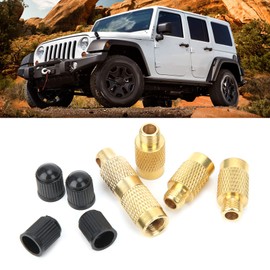 Herramienta para Desinflar Neumáticos, Desinflador de Neumáticos 4 en 1 Herramientas Portátiles para Válvulas de Desinflado de Neumáticos para Vehículos Todo Terreno con Tapas de Válvulas Llavero desinflador de llantas