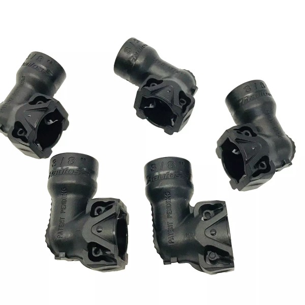 RAUFOSS LOT OF 5 RAUFOSS® 90395305 ABC ⅜" 90º INTEGRAL