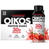 Oikos 30g Protein Shake, Strawberry, Shelf Stable, High Protein Drinks,