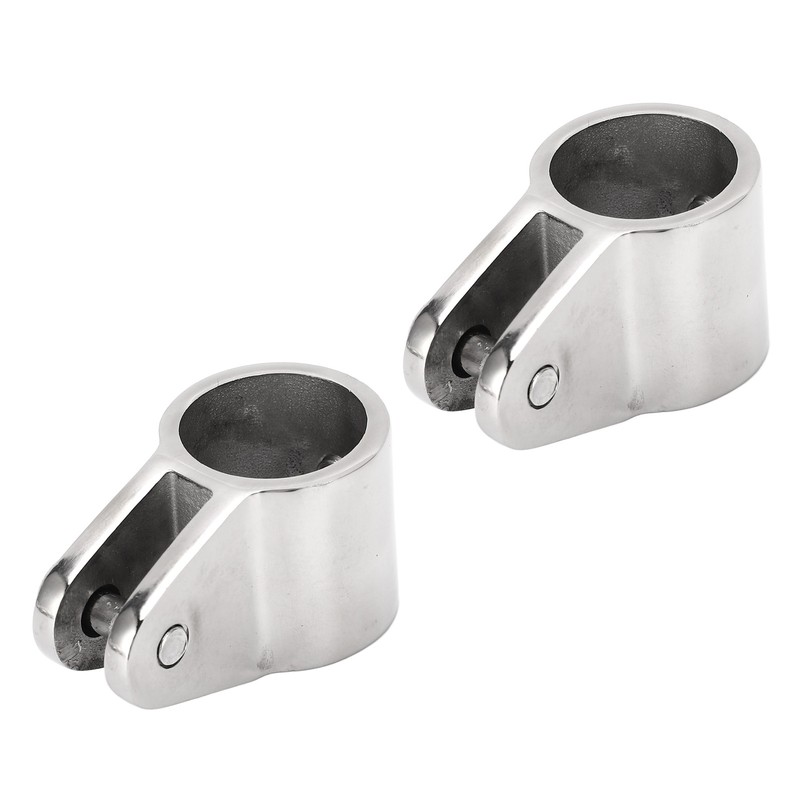 2PCS Bimini Top Jaw Slides 316 Stainless Steel Removable Hinged