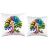 Bunter Lebensbaum Mythisch Meditation Wachstum Rainbow Colour Celtic Tree of