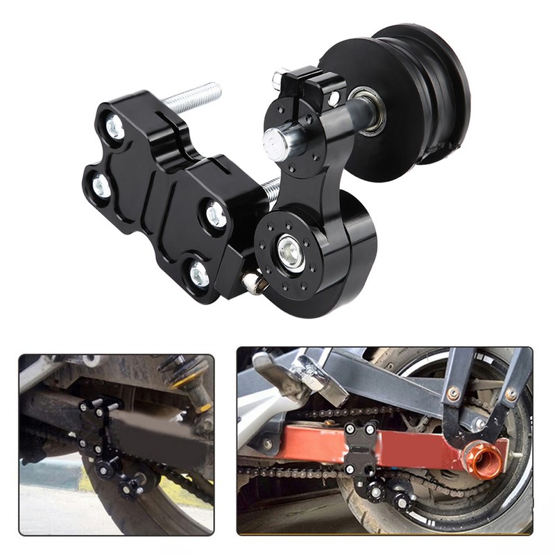 Motorcycle Aluminum Chain Tensioner Bolt Auto Adjuster on Roller Tool