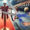 25 Inch Grand Opening Scissors Blue – Blue Scisors 25''