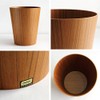 SAITO WOOD Trash Can Dust Can Top Open M 903