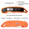 DOQAUS Meat Thermometers, 3S Instant Read Food Thermometer with ±0.5℃
