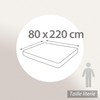 Waterproof Mattress Protector 80 x 220 cm 30 cm Fleece
