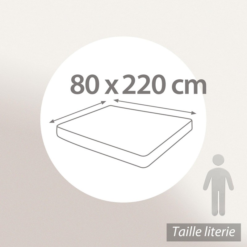 Waterproof Mattress Protector 80 x 220 cm 30 cm Fleece