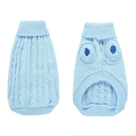 FEimaX Hundepullover Haustier Katze Hund Pullover Winter Warmer Sweater für Kleine Mittelgroße und große Hunde Katzen Welpen Strickpullover Kleidung Mantel Kostüm