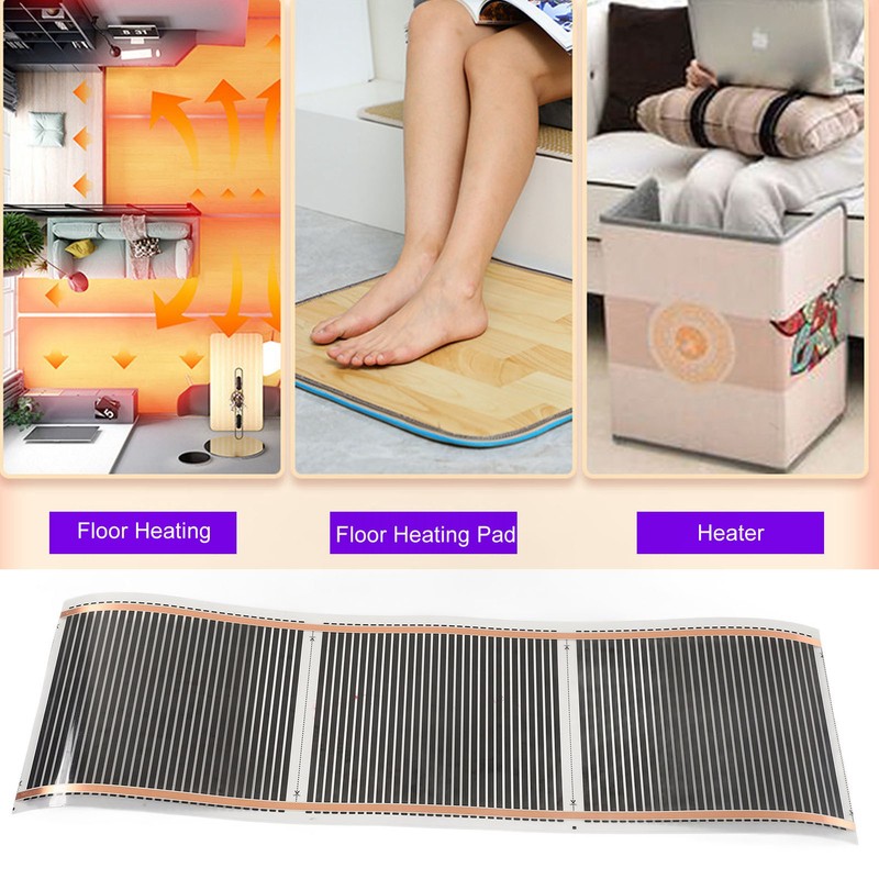 Electric Floor Heating Mat Ultra Thin Low Energy Consumption Tile