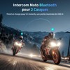 Fodsports FX-S Motorcycle Intercom Bluetooth 5.4 Communication System 2 Way