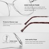 RB. Pilot Reading Glasses for Women Blue Light Blocking Computer