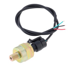 DriSentri 1/8 NPT 0-100 Psi Oil Fuel Pressure Sensor Transducer Sender with Harness Kit