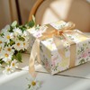 LeZakaa Wedding Wrapping Paper Roll, Happily Ever After Romantic Words